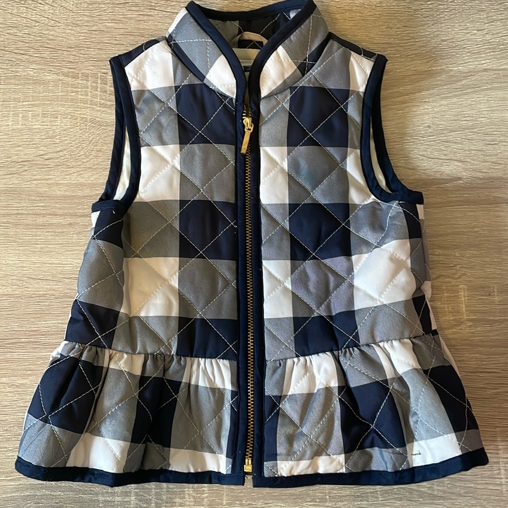 Janie and Jack plaid vest
